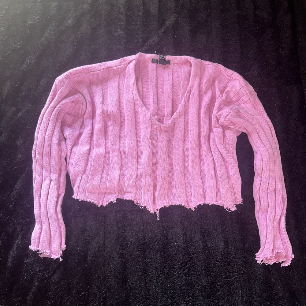 Crop sweater